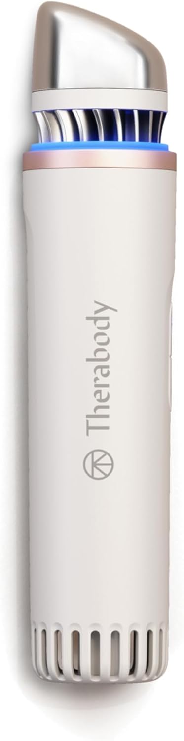 Therabody TheraFace Depuffing Wand Hot & Cold Skincare Tool | White - view 1